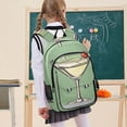 thumbnail image 7 of FORMRS Unisex School Backpack 17" Student Travel Bag with Laptop Compartment, Lemon Juice, 7 of 7