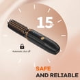 thumbnail image 3 of Cordless Hair Straightener Brush, Portable for Travel, Negative Ion Technology, Lightweight, 20-minute Auto Power Off, Flat Iron Comb for Thick Curly Hair, 3 of 9
