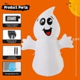thumbnail image 3 of GOOSH Halloween Inflatables 5 FT Halloween Ghost Inflatable with  Built-in LEDs, Cute Halloween Inflatable Ghost Blow up Ghost Inflatable, Outdoor Halloween Decorations for Halloween Holiday Party, 3 of 7