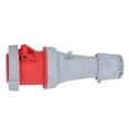 thumbnail image 3 of Conector de alimentación industrial de 5 pines 3P+N+E, IP67, resistente al agua, enchufe de aviación, CA 220-380 V/240-415 V, 63 A, 3 of 14