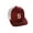 Burgundy White  Gold White, variant on Structured Trucker Mesh Hat Custom Colors Letter S Initial Baseball Mid Profile