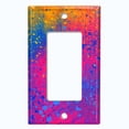 thumbnail image 5 of Metal Light Switch Plate Cover Colorful Paint Splash Art Wallpaper WAL023, 5 of 13