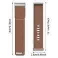 thumbnail image 2 of 2026 Comfortable Polyurethane Wristband Compatible with Standard Smartwatches Soft Sports Loop Replacement Strap featuring Metal Connector for Outdoor Activities Elastic Breathable, 2 of 3