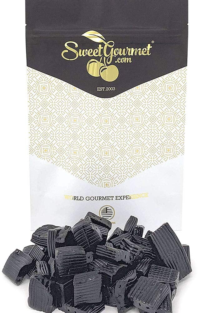 SweetGourmet Ripples Black Licorice | Finnska Licorice Candy Finnish | 1 Pound