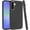 Black, variant on For Samsung Galaxy A37 Phone Case, Slim Classic Hybrid Around Rubber Gummy Gel Slick Hard PC Silicone TPU Chromed Button Cover for Samsung A37 - Black