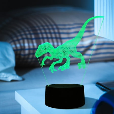 

Wmkox8yii Children 3D Dinosaur Night Light 7 Color Variations USB Dinosaur Night Light Children s Birthday Gift Home Decoration