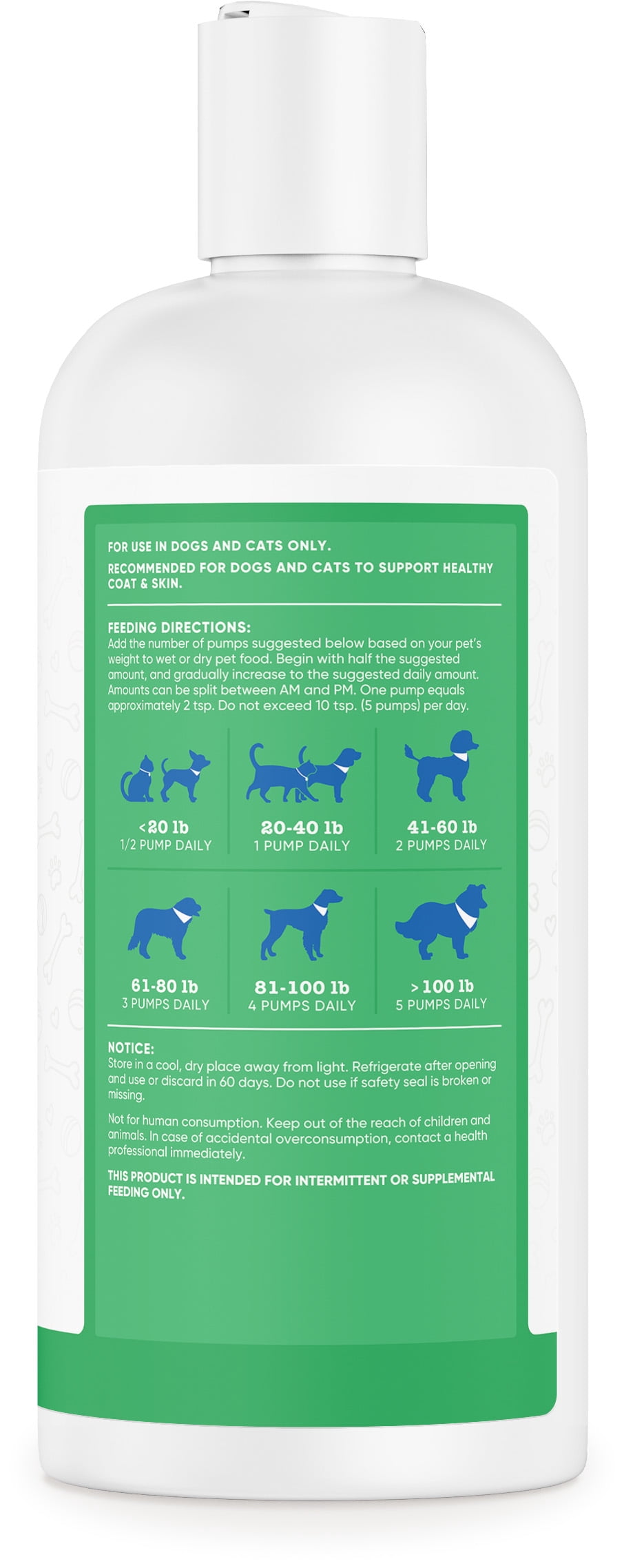 Nutricost Pets Wild Alaskan Salmon Oil for Dogs and Cats, 32 fl oz, Supports Healthy Skin & Coat, Omega-3 Fatty Acids Including EPA & DHA