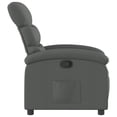 thumbnail image 2 of vidaXL Fauteuil Inclinable Tissu Gris Foncé, 2 of 3