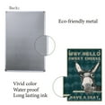 thumbnail image 3 of 1pc Donkey Why Hello Sweet Cheeks Sign Vintage Tin Signs Funny Metal Tin Sign Wall Art Garden House Plaque for Bathroom Kitchen Cafe Wall Halloween Christmas Decor 8 x 12 Inch, 3 of 7