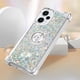 thumbnail image 5 of Funda para Xiaomi POCO F5 5G con Brillo Líquido Flotante, Purpurina, Parachoques y Anillo Giratorio Soporte, 5 of 5