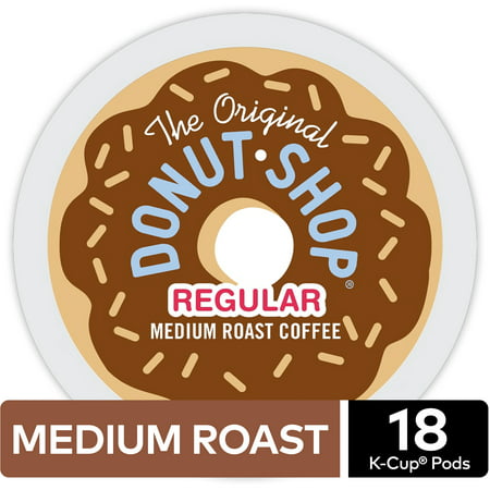 The Original Donut Shop Regular Coffee, Keurig K-Cup Pod, Medium Roast,