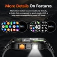 thumbnail image 4 of ST-CARE 1.96" HD Men Outdoor Smart Watch, Fitness Tracker with Multiple Sports Modes, Orange, 4 of 11