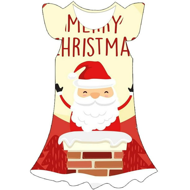 Vestido de Navidad 2022, disfraz de Papá Noel para niñas, ropa de fiesta de cumpleaños para niños, disfraz de Halloween, disfraz informal de dibujos animados, vestido 1-10 Y10T Gao Jinjia LED