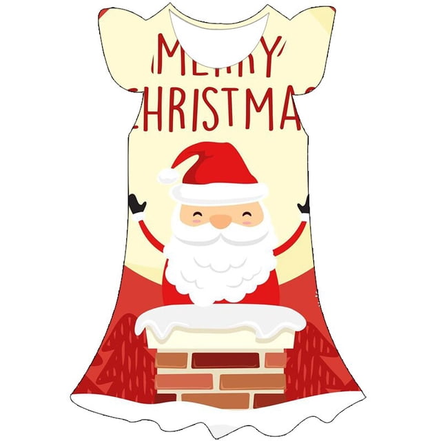 Vestido de Navidad Vestidos de lujo para niños para niñas Cosplay Dress Up Kids Costume Baby Girls Santa Claus Frocks Ropa para niños 1 10T4T Gao Jinjia LED
