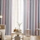 thumbnail image 4 of CREATITOY 39.4x51.2In Gradient Stripe Double-Layer Blackout Curtain Home Decor, 4 of 6