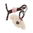 thumbnail image 6 of Unique Bargains 1 Pc Handbag Charm Cute Rope Handbag Accessories Dark Brown Khaki, 6 of 6