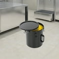 thumbnail image 5 of Black Carbon Steel 30x33cm Six Gallon Oil Drum With Filter Screen Four Lock Waste Oil Collection Drum Kitchen Oil Storage Drum, 5 of 10