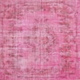 thumbnail image 1 of Ahgly Company Machine Washable Indoor Square Traditional HotPink Area Rugs, 8' Square, 1 of 7