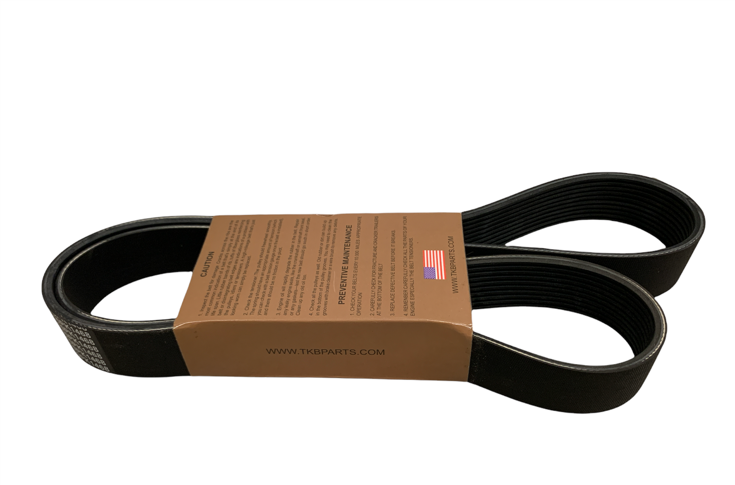 V-Ribbed Fan Belt TKB for Volvo VN VNL D12 Engine 20882779 