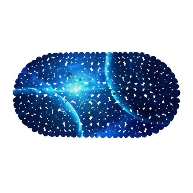 Naiovety Alfombrilla antideslizante para baño, alfombrilla de suelo de PVC para baño, piedra de guijarro antideslizante para ducha Juegos de accesorios de baño 4#