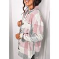 thumbnail image 4 of Camisas de abrigo a cuadros a la moda para mujer, abrigo informal, camisa con botones y estampado a cuadros, abrigo informal para mujer, diseño revolucionario, 4 of 6