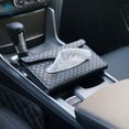 thumbnail image 5 of Deago Car Tissue Holder Sun Visor Tissue Holder Car Visor Napkin Holder PU Leather Backseat Tissue Case for Car/Truck (Black), 5 of 7