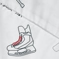 thumbnail image 3 of Bouclair Multicolour Kalo Hockey Print Sheet Set Twin, 3 of 7