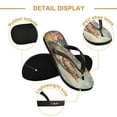 thumbnail image 3 of YAZAOOSummer Flip Flops Creatively Floral Hatchling Simple Beach Sandals, 3 of 8