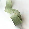 thumbnail image 4 of Burlap Wired Edge Ribbon,1.57 inch x 5 Yards,Ideal for Crafting,Gift Wrapping,Big Bow,Wreath,Christmas Tree,and Rustic Wedding Decorations(Green), 4 of 4