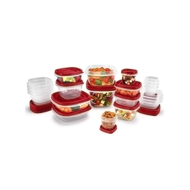 Tupper Contenedores Plastico Toper 21 Recipientes Rubbermaid Rubbermaid NA