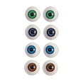 thumbnail image 3 of 8 piezas de ojos de plástico realistas para bricoje, reparación, arte, accesorios para manualidades, suministros para bricoje CUTICAT Ojos de muñeca para manualidades, 3 of 7