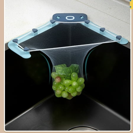 

Triangle Sink Drainage Rack with 50 Strainer Lightweight Durable Rack for Kitchen Storage Sink Filter Shelf