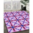 thumbnail image 3 of Ahgly Company Machine Washable Indoor Rectangle Transitional Blossom Pink Area Rugs, 3' x 5', 3 of 7