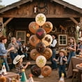 thumbnail image 7 of Cowboy Theme Balloons for Western Farm Party Decorations, Tan Coffee Balloon Designed Specifically for Western Party, 12inch Latex 24pcs Balloons for Party Supply$$Electronics Accessories, 7 of 7