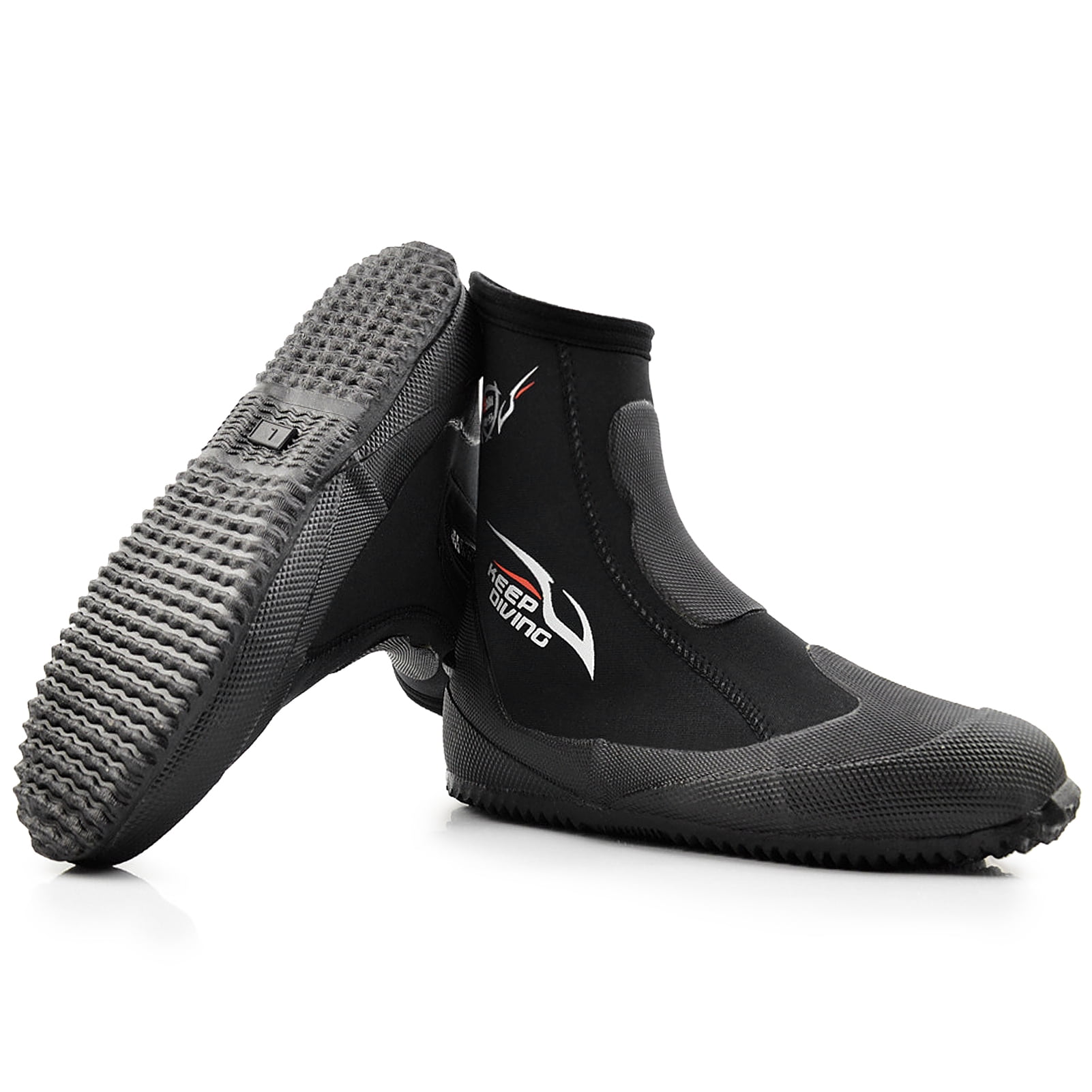 Diving Shoes 5mm Neoprene Beach Water Shoes Thermal Wetsuit Boots Slip ...
