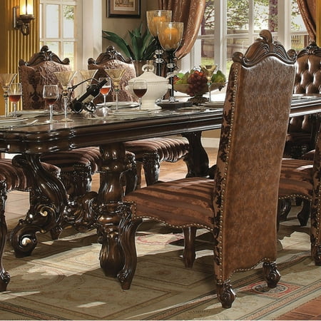 Acme Furniture Versailles Dining Side Chair Cherry Set Of 2 Acme Furniture Versailles Dining Side Chair Cherry Set Of 2