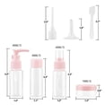 thumbnail image 2 of Travel Bottles Kit, Leak Proof Portable Toiletry Containers Set, Clear Pet Flight Size Cosmetic Containers For Lotion, Shampoo, Cream, Soap, Set Of 11, 2 of 5