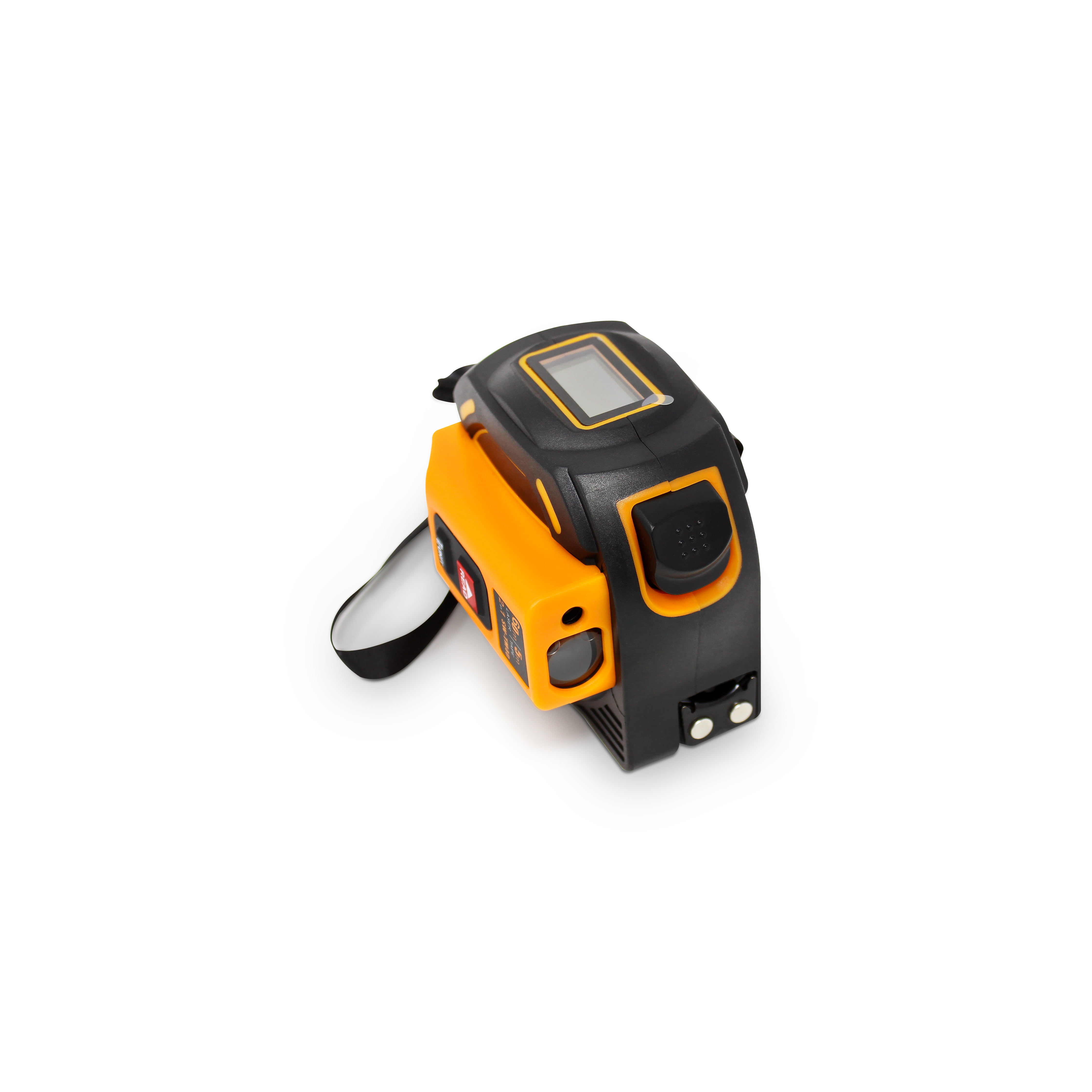 HISS 2in1 Laser Tape Measure, 196 ft/60m, Metric & US Units, LCD