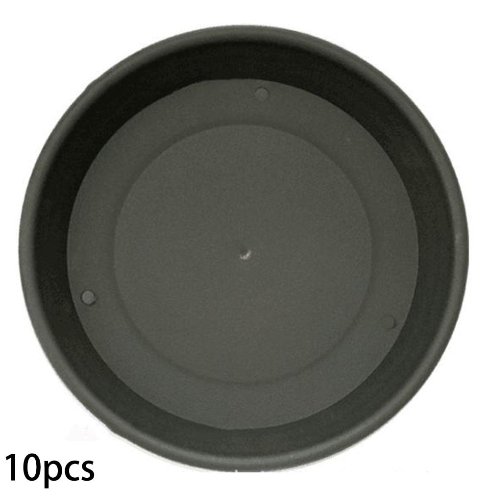 10Pcs Hydroponic Round Plant Pot Saucer Dish Water Drip Tray Drain Flower Base