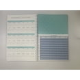 Home Finance &amp; Bill Organizer with Pockets (White Connected Circles on ...