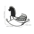 thumbnail image 2 of Minkissy 2Pcs Small Horse Toys Metal Rocking Horse For Hobbyists And Photographers, 2 of 7