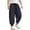 F62-Black, variant on FYDUU Soft Harem Pants Boys Jogger Pants Loose Fit Casual Trousers for Kids Breathable Soft Comfortable Elastic Waistband Harem Bottoms Versatile Pants 4-5 Years