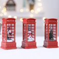thumbnail image 3 of OUSITAID Lantern Light Christmas Decoration Lamp LED Hanging Telephone Booth Light Party Prop  Snowman, 3 of 10