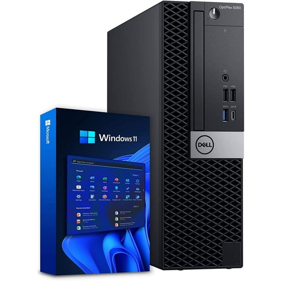 Restored DELL OptiPlex 5060 SFF Desktop (I5-8500 / 16GB / 256 GB,500GB / Windows 11) (Refurbished)