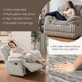 thumbnail image 5 of Roundhill Furniture Ardello Manual Recliner with Wide-Wale Corduroy Upholstery, Gray, 5 of 14