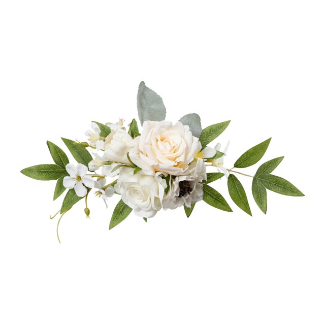 PEW Flores Flores Artificiales Luz Lujo Elegante Colores Silla Respaldo Flor para A