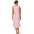 thumbnail image 4 of Aria Women's Sleeveless Long 100% Cotton Nightgown in 46", Sizes XS to 5X, 4 of 7