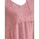 thumbnail image 3 of Además de inserción del cordón del tamaño de la blusa 2fer Rosegal Blusas Tallas Grandes, 3 of 5