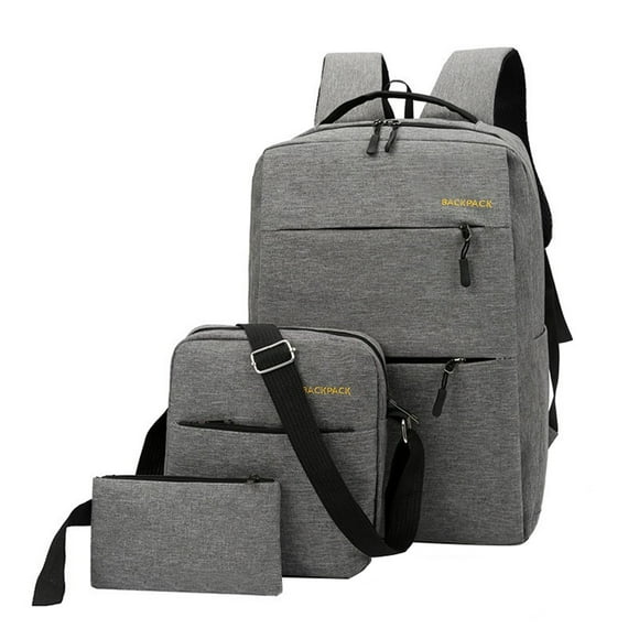 Dvkptbk Travel Laptop Backpack, Large Women's Men's Travel Backpack, 17 in Business Carry On Backpack with Crossbody and Coin Purse, Durable College Bag Three Piece School Supplies on Clearance