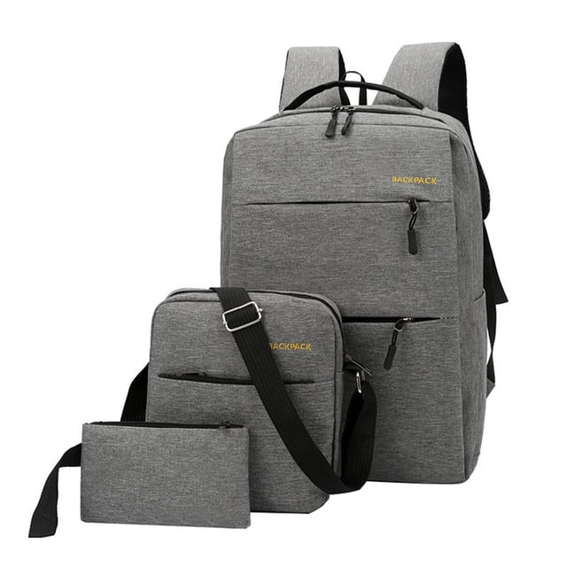 Fiudx Mochila de Viaje para Portátil, Resistente, de 17 Pulgadas, para Llevar En El Equipaje de Mano, Multiusos con Bandolera y Monedero, Diseño Impermeable, Mochila Universitaria, Regalo para Hombre